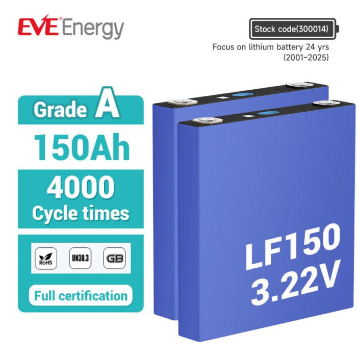 EVE LF150 150Ah LiFePO4 Battery – High Power Lithium Cell for EV & Industrial Use - Image 1