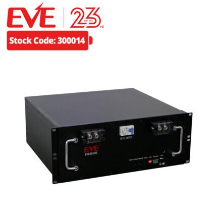 EVE 48100 – 100Ah 48V LiFePO4 ব্যাটারি স্টোরেজ , সৌর হাইব্রিড ইনভার্টার সাপোর্ট সহ,