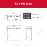 EVE 48100 – 100Ah 48V LiFePO4 ব্যাটারি স্টোরেজ , সৌর হাইব্রিড ইনভার্টার সাপোর্ট সহ, - Image 4